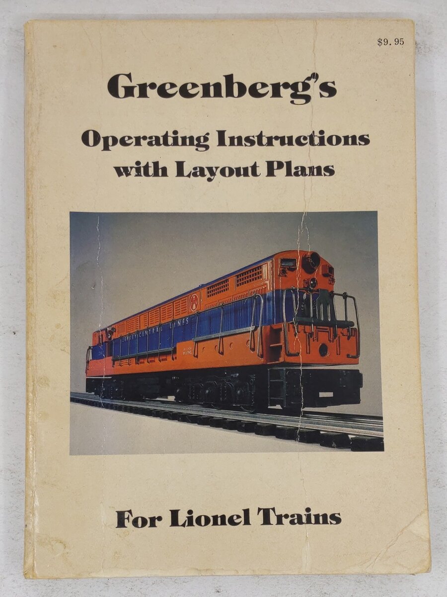 Greenberg's Operating Instructions with Layout Plans for Lionel Trains Paperback