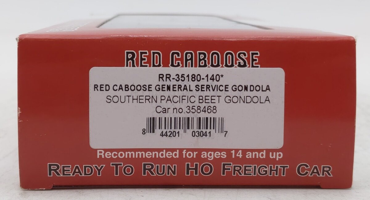 Red Caboose RR-35180-140 HO Southern Pacific General Service Gondola #358468