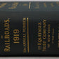 Poor's manual of railroads 1919 Hardcover Book By Poor's