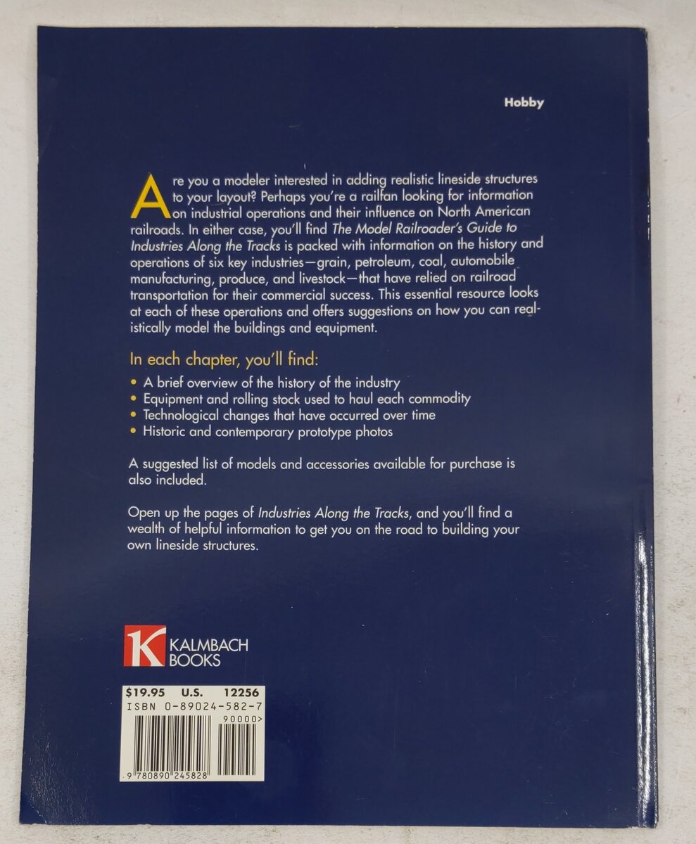 The Model Railroader's Guide to Industries Along the Tracks Paperback Book EX