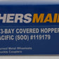 Walthers 910-7611 HO Canadian Pacific 60' NSC 5150 3-Bay Covered Hopper #119179