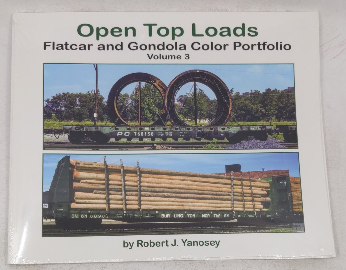 Open Top Loads: Flatcar and Gondola Color Portfolio, Vol 3 Paperback Book MT