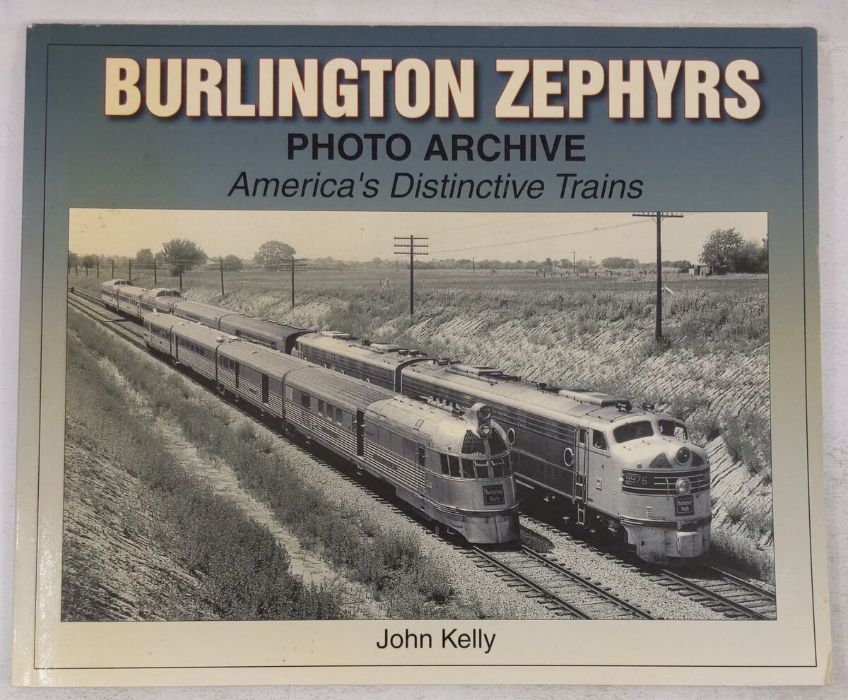 Burlington Zephyrs Photo Archive Paperback Book By John Kelly VG