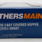 Walthers 910-7621 HO Scale Union Pacific 3-Bay Covered Hopper #90687
