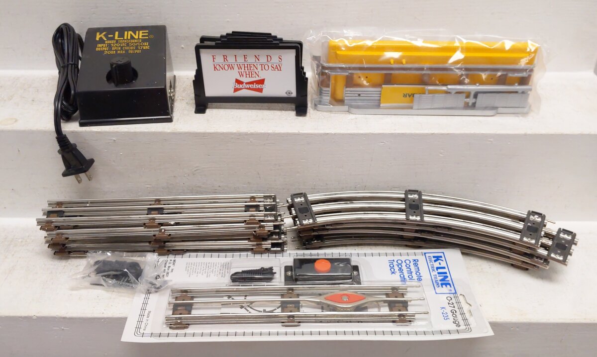 K-Line 1521 O Gauge Anheuser-Busch Beer Train Set EX/Box