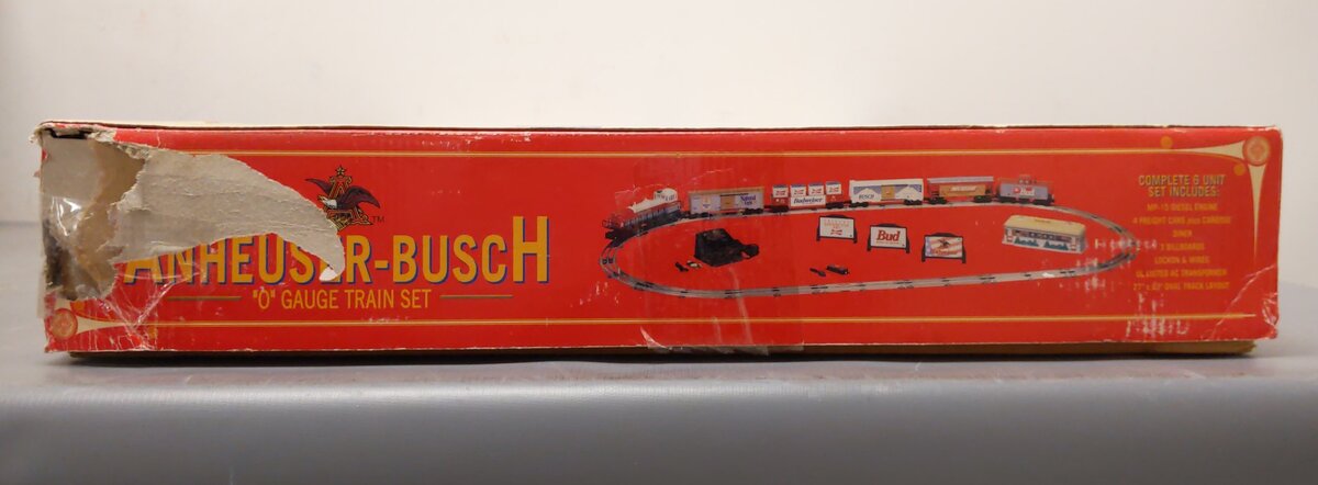 K-Line 1521 O Gauge Anheuser-Busch Beer Train Set EX/Box
