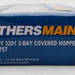 Walthers 910-7531 HO Scale CRDX 39' Trinity 2-Bay Covered Hopper Car #21757