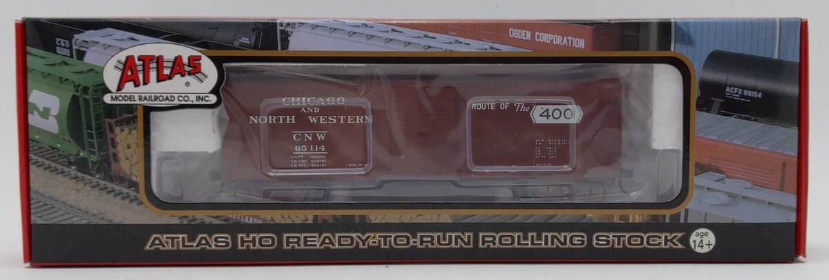 Atlas 6415-2 HO Scale USRA Steel Box Chicago & North Western #65114