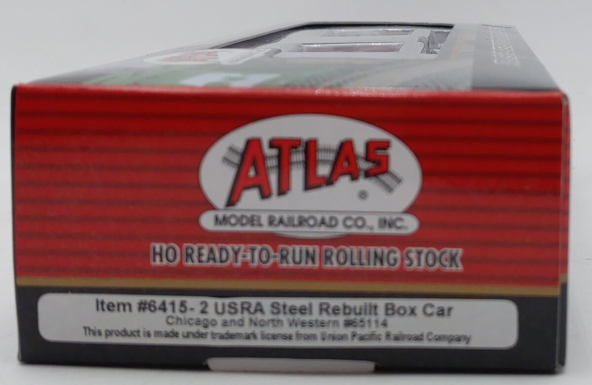 Atlas 6415-2 HO Scale USRA Steel Box Chicago & North Western #65114