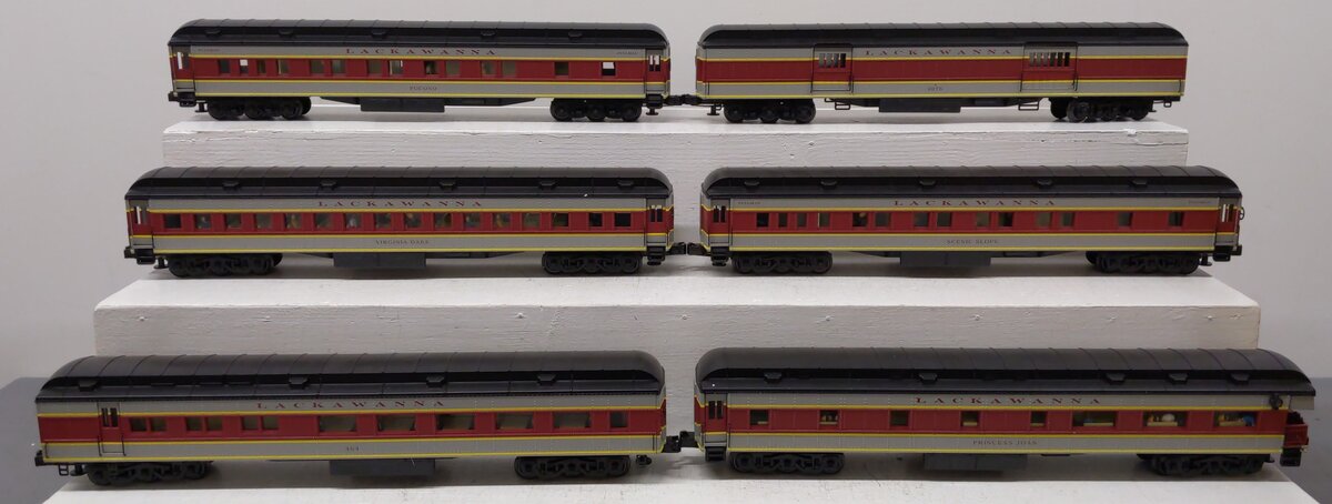 K-Line K4438C O Delaware & Lackawanna Heavyweight 18" Passenger Cars (Set of 6) LN/Box