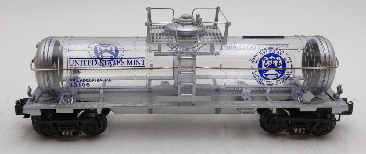 K-Line K632-8028 O Gauge US Mint Philadelphia Tank Car Bank #19106 EX/Box
