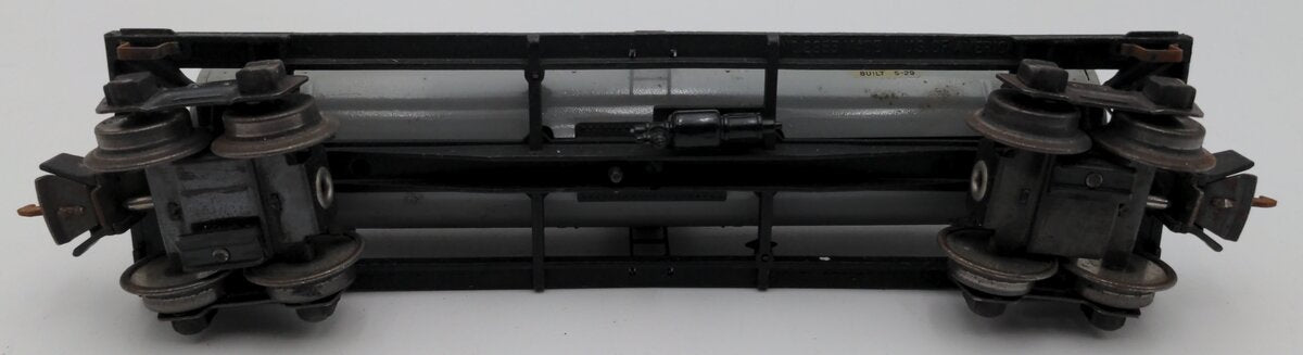 Lionel 2755 Vintage O Sunoco Metal Single Dome Tank Car - Tinplate Grey VG/Box