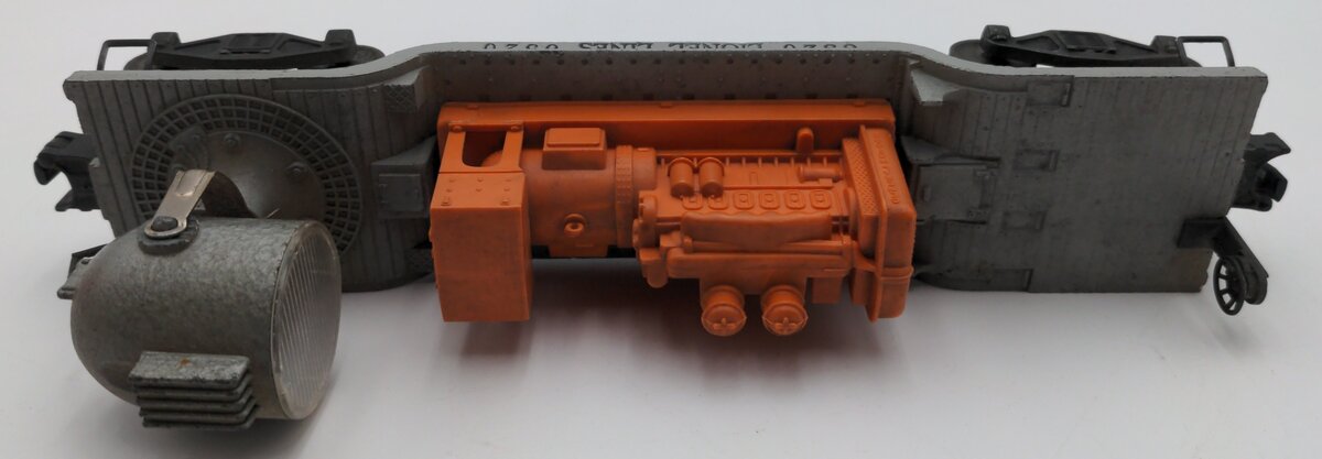 Lionel 6520 Vintage O Lionel Lines Orange Generator Operating Searchlight Car VG/Box