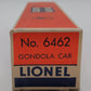 Lionel 6462 Vintage O New York Central Black Gondola VG/Box