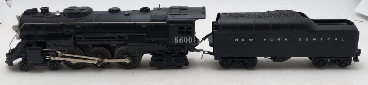 Lionel 6-8600 4-6-4 NYC Die-cast Hudson Steam Locomotive and Tender VG/Box