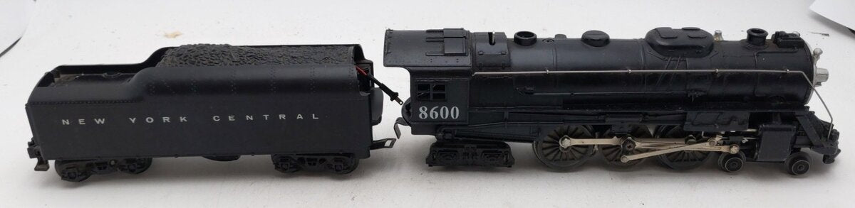 Lionel 6-8600 4-6-4 NYC Die-cast Hudson Steam Locomotive and Tender VG/Box