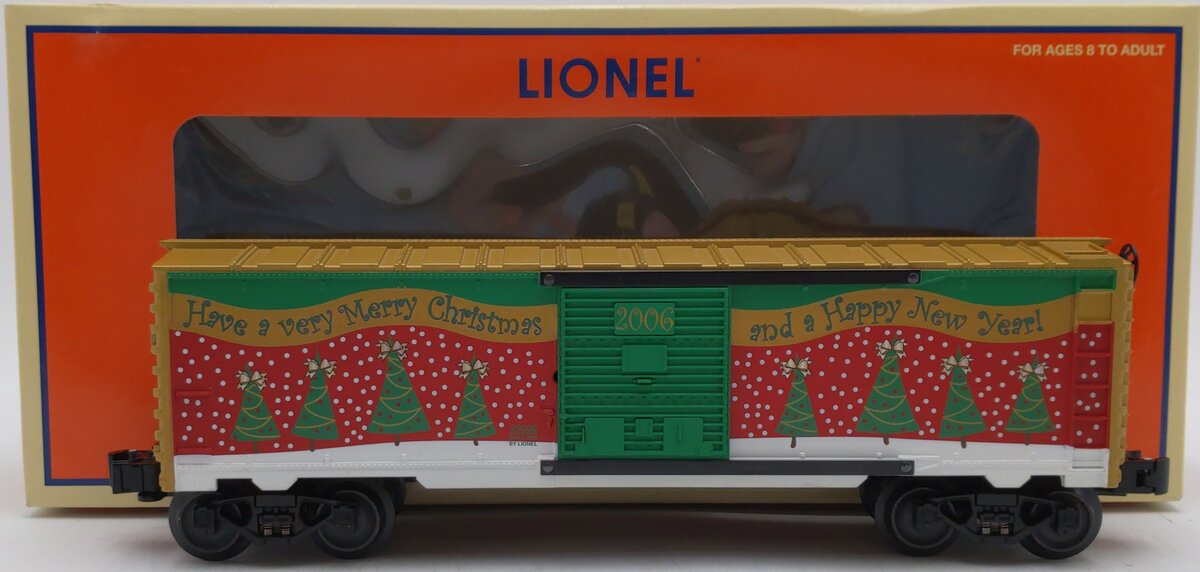 Lionel 6-25008 O Gauge 2006 Christmas Boxcar NIB