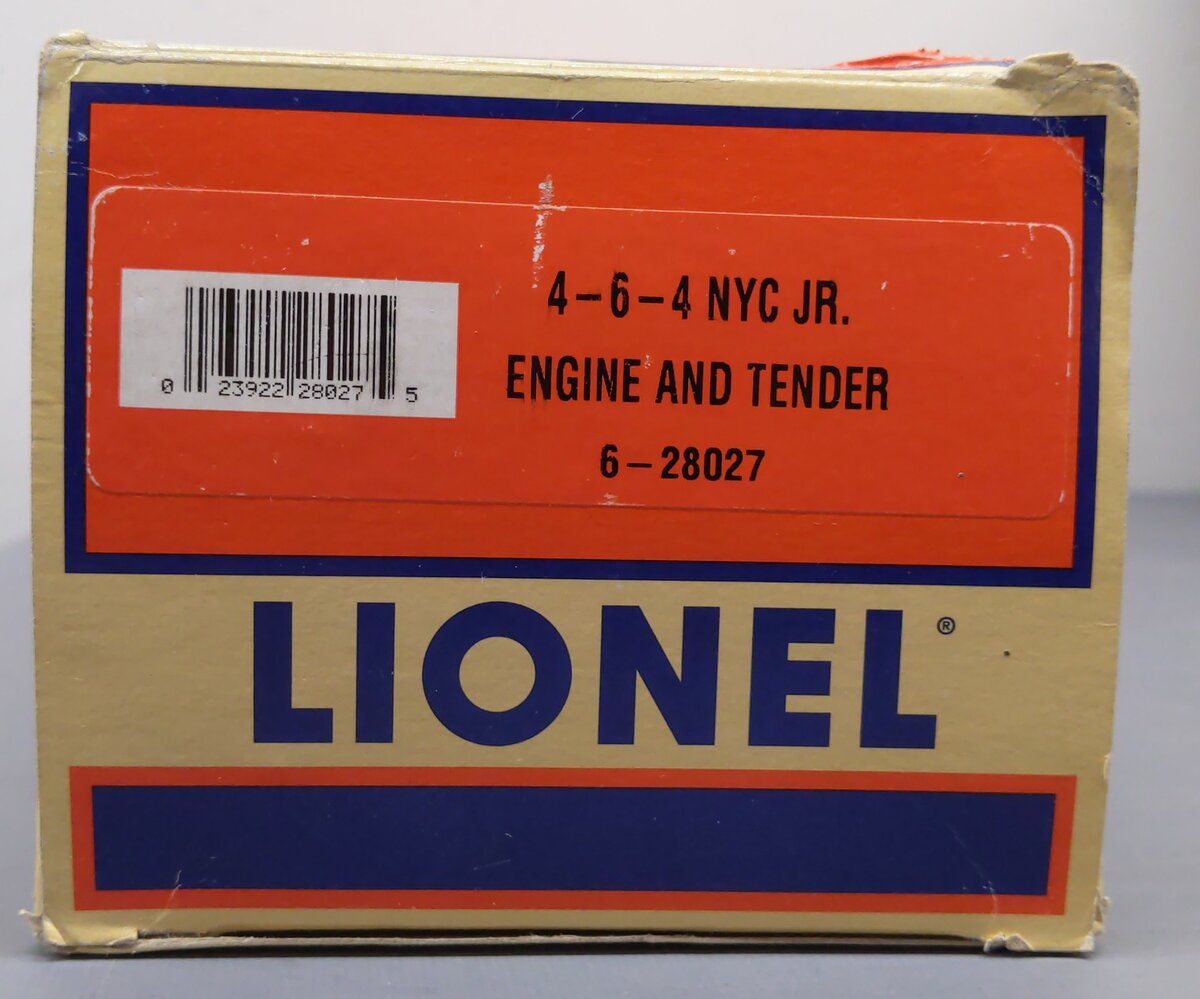 Lionel 6-28027 New York Central 4-6-4 Hudson Steam Locomotive #5413 LN/Box