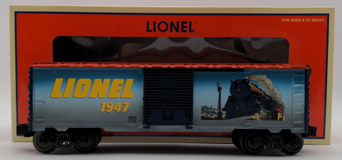 Lionel 6-29945 O Gauge 1947 Classic Lionel Art Boxcar LN/Box