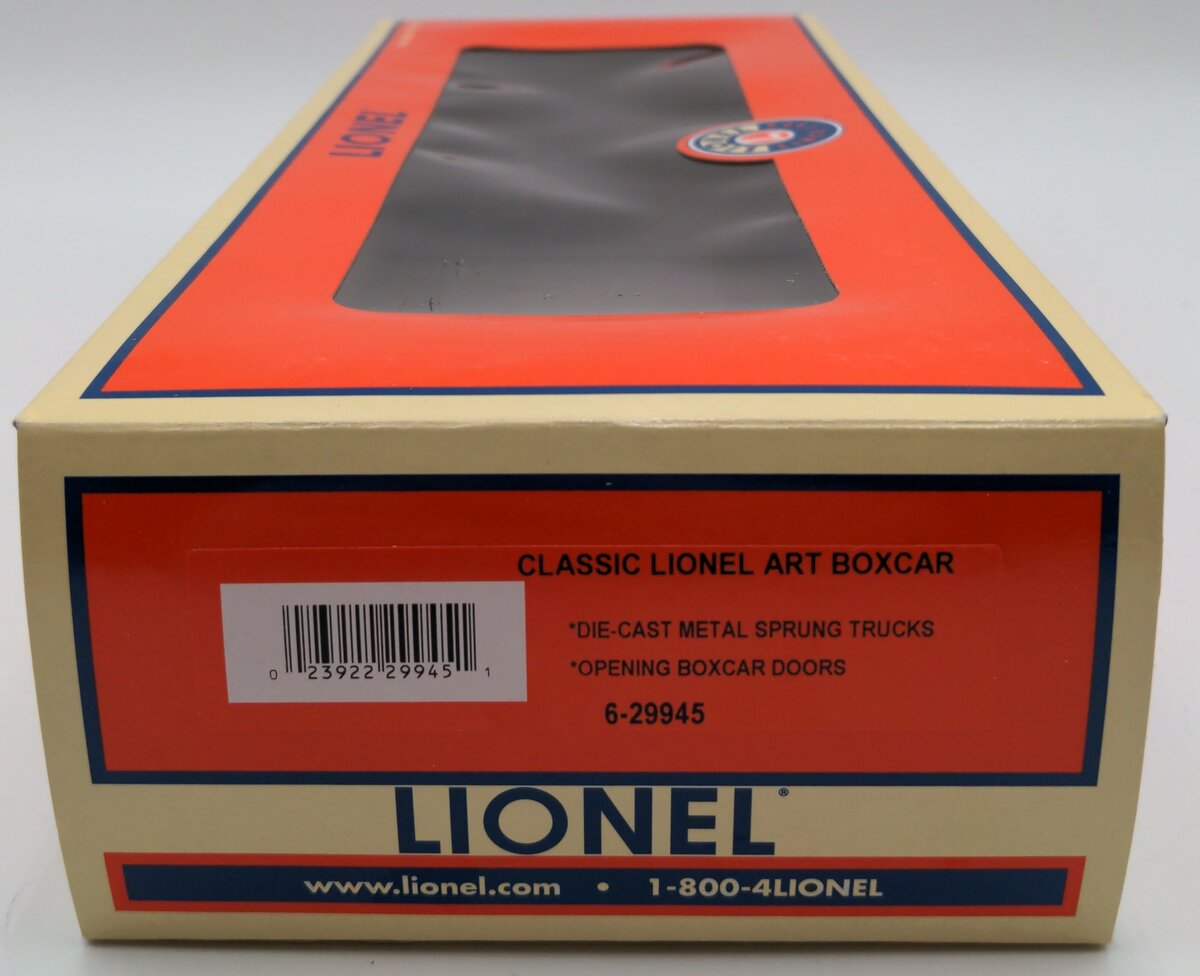 Lionel 6-29945 O Gauge 1947 Classic Lionel Art Boxcar LN/Box