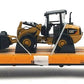 MTH 20-98649 Caterpillar 60’ Flat Car with 3 Wheel Loaders