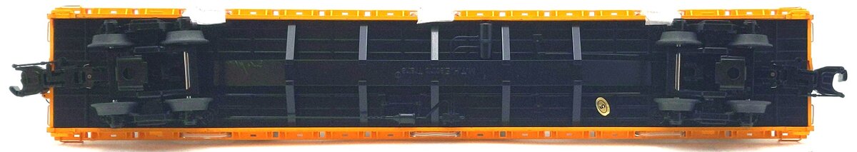 MTH 20-98649 Caterpillar 60’ Flat Car with 3 Wheel Loaders