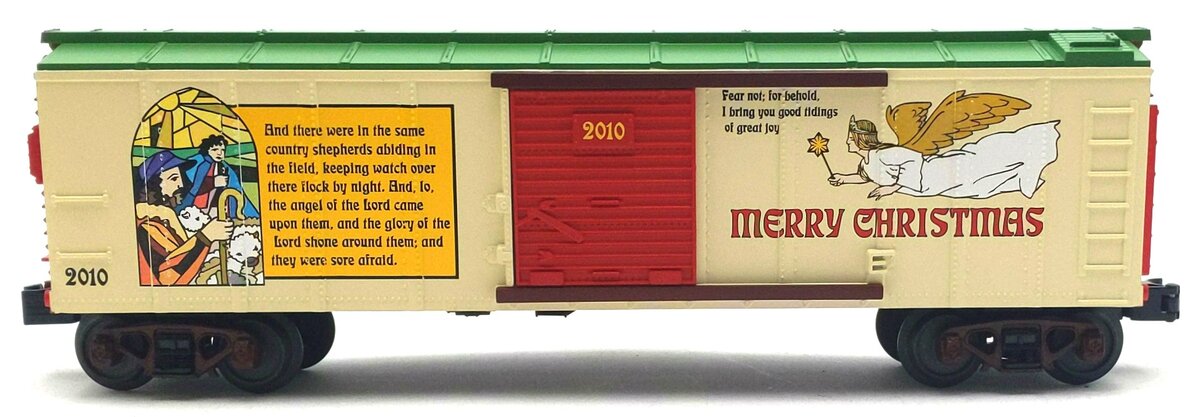 MTH 30-74604 O Gauge 2010 Christmas Boxcar
