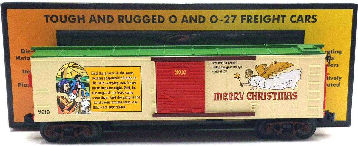 MTH 30-74604 O Gauge 2010 Christmas Boxcar