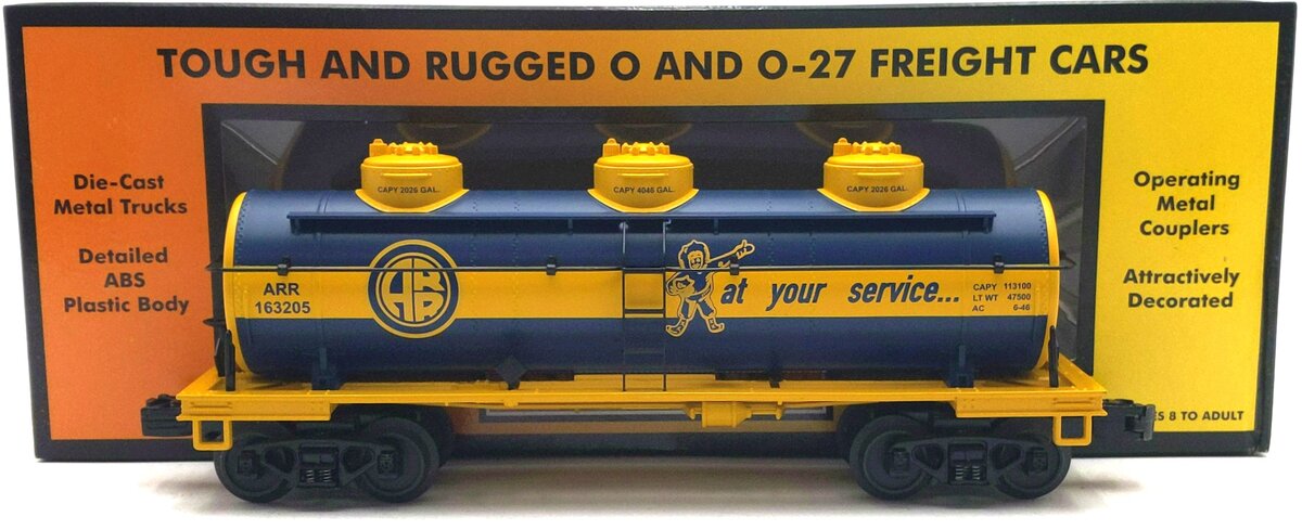 MTH 30-73166 O Gauge Alaska 3-Dome Tank Car LN/Box