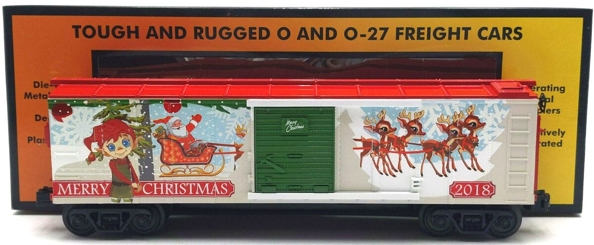 MTH 30-74929 O Christmas Box Car #2018