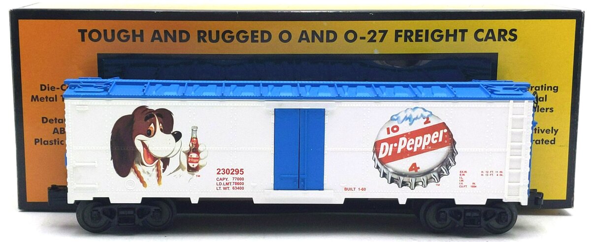 MTH 30-78105 O Gauge Dr. Pepper Modern Reefer Car
