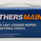 Walthers 910-7629 HO Canadian National 60' NSC 5150 3-Bay Covered Hopper #386412