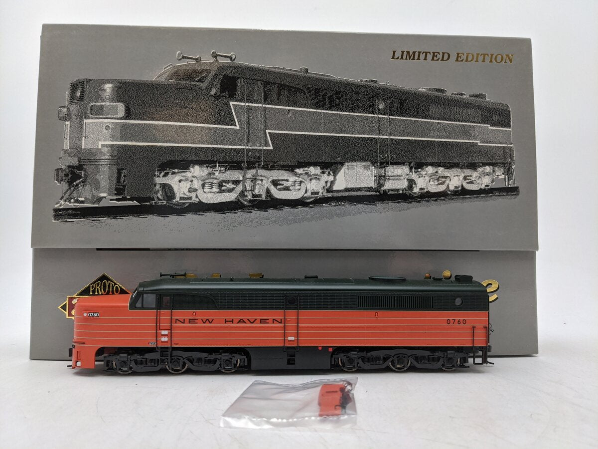 Proto 2000 30959 HO Scale Hew Haven PA Diesel Locomotive #760 w/Mars Light EX/Box