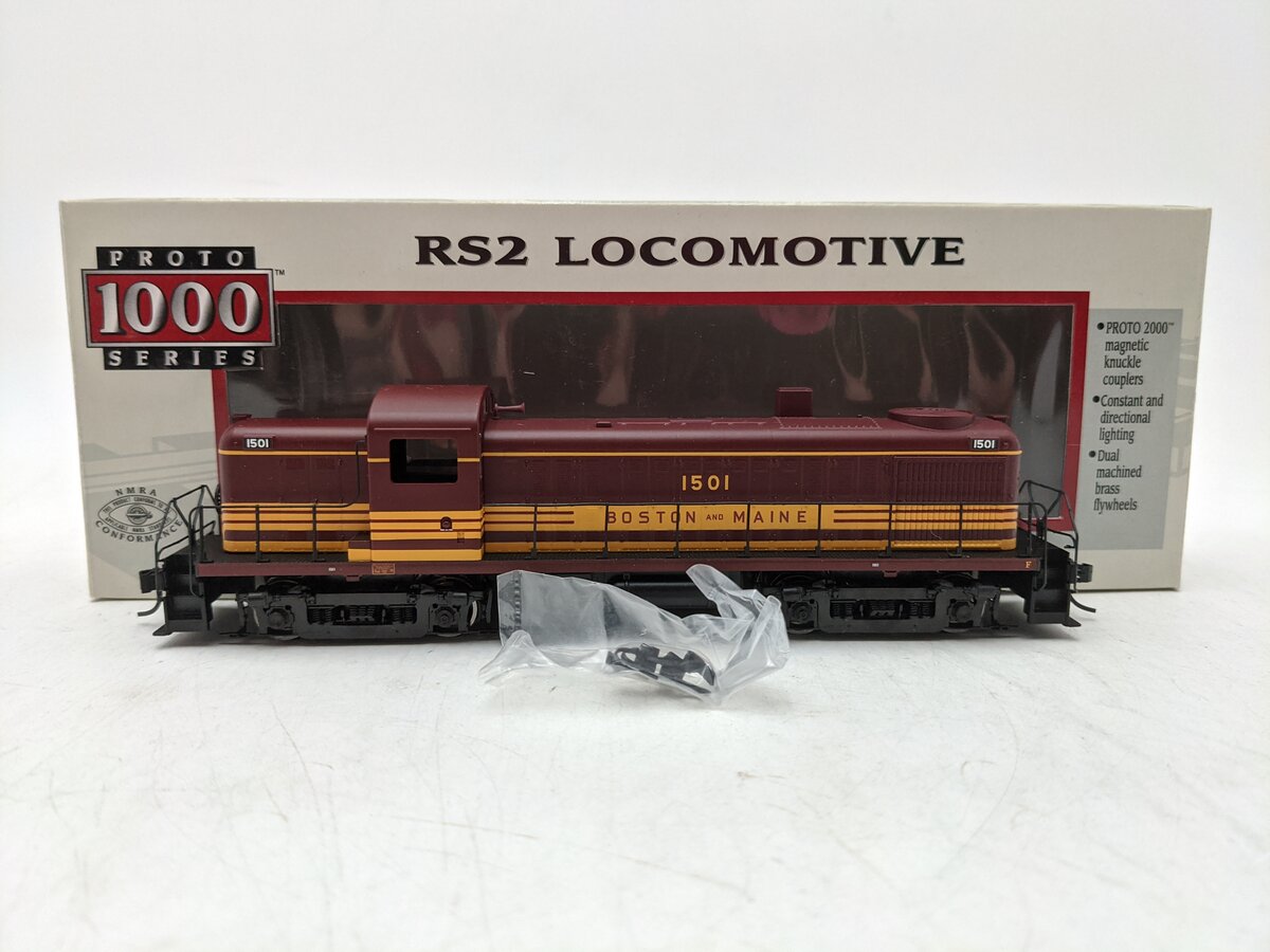 Proto 1000 HO 31271 Boston & Maine RS2 Diesel Locomotive #1501 EX/Box