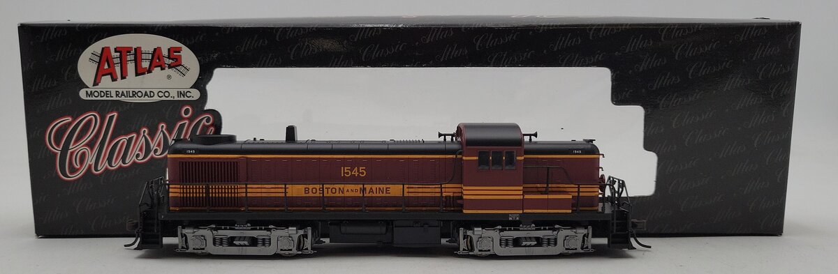 Atlas 8468 HO Boston & Maine Alco RS-3 Diesel Locomotive #1545 EX/Box