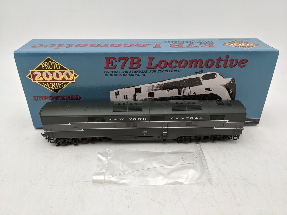 Proto 2000 21067 HO Scale New York Central E7B Non-Powered B-Unit #4107 EX/Box