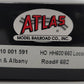 Atlas 10001591 HO Scale Boston & Albany HH660 Diesel Locomotive #682 LN/Box