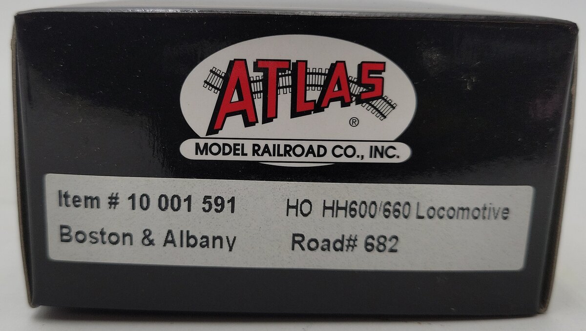 Atlas 10001591 HO Scale Boston & Albany HH660 Diesel Locomotive #682 LN/Box