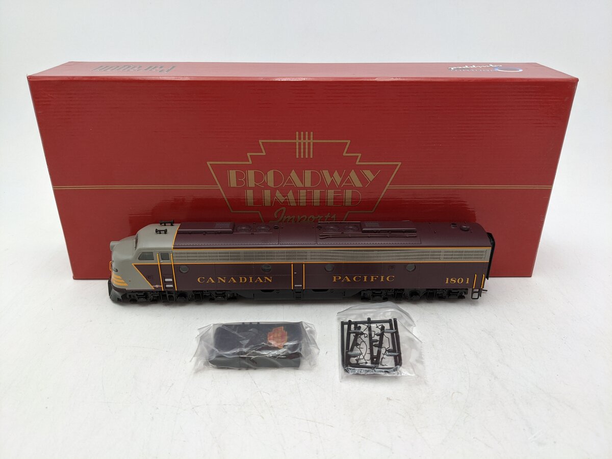Broadway Limited 445 HO Canadian Pacific EMD E8A Diesel #1801 w/DCC & Sound EX/Box