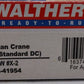 Walthers 932-41954 HO American Crane Powered/Standard DC MOW #X-2 LN/Box