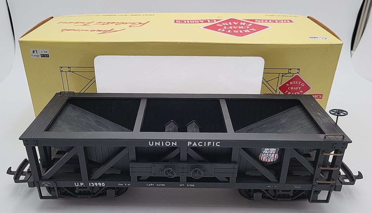 Aristo-Craft 81412 Union Pacific Coal Hopper Car EX/Box