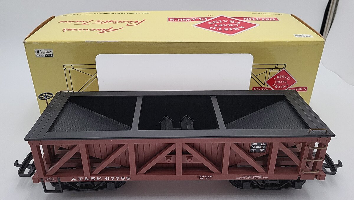 Aristo-Craft 81410 G Scale Santa Fe Hopper LN/Box