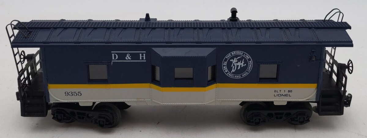Lionel 6-9355 O Gauge Delaware & Hudson Bay Window Caboose VG/Box