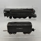 Lionel 1668E Vintage O 2-6-2 Gunmetal Streamline Steam Locomotive & Tender VG