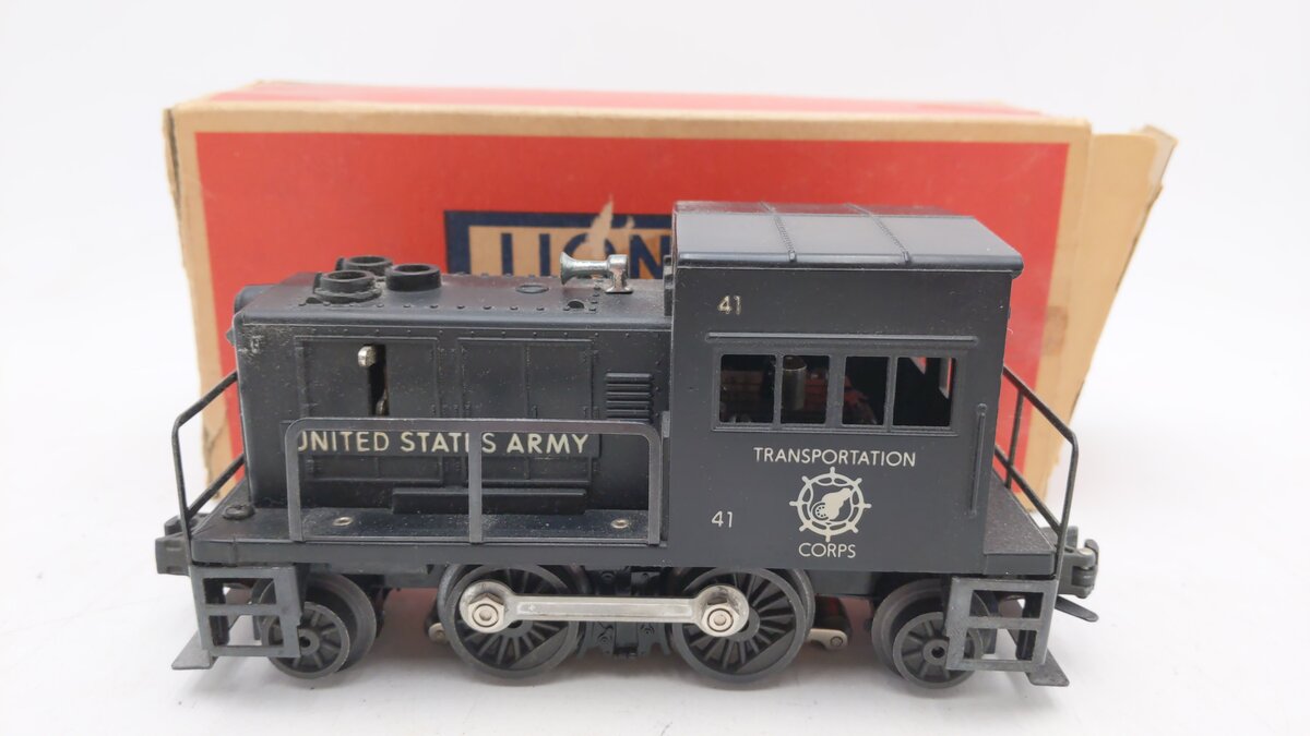 Lionel 41 Vintage O Gauge Postwar U.S Army Gas Turbine Powered Diesel Locomotive EX/Box
