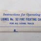 Lionel 52 Vintage O Motorized Fire Car VG/Box