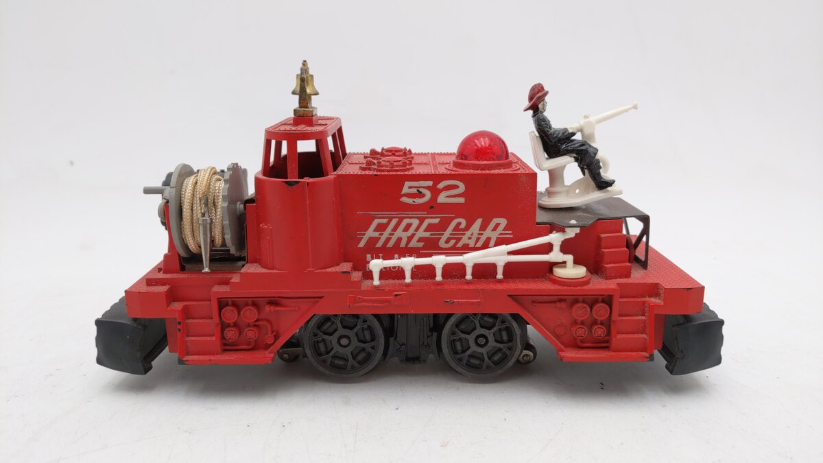 Lionel 52 Vintage O Motorized Fire Car VG/Box