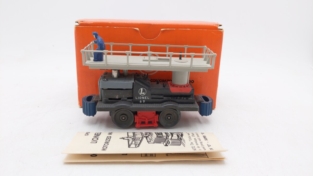 Lionel 69 Vintage O Maintenance Car EX/Box