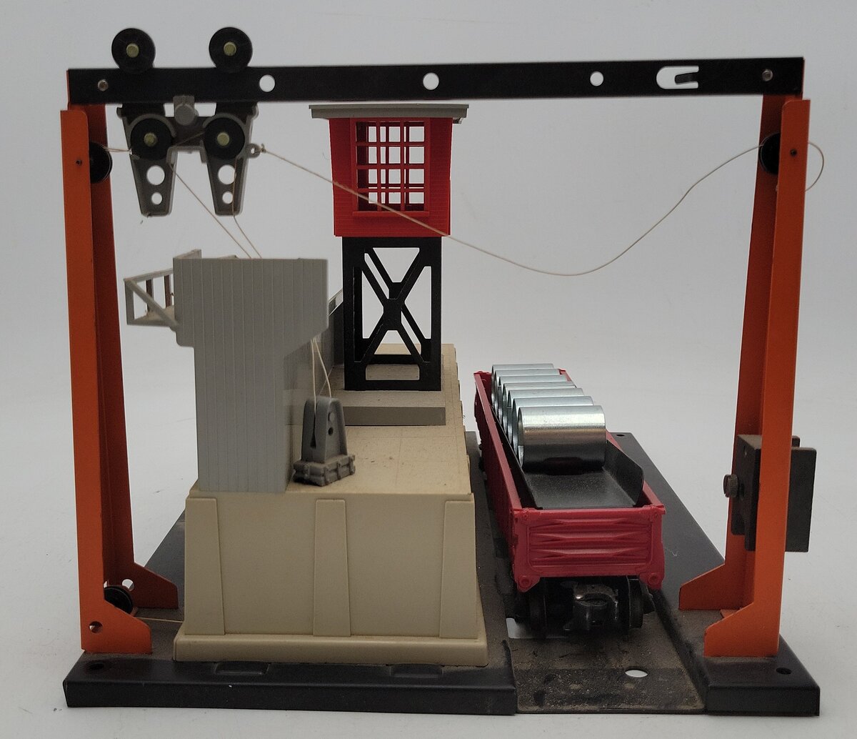 Lionel 345 Vintage O Motorized Culvert Unloader with Car VG
