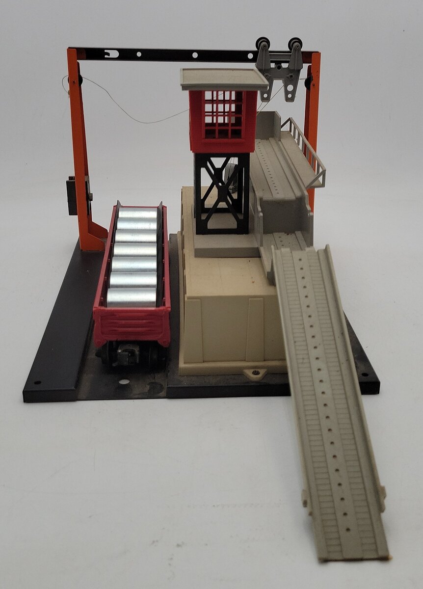Lionel 345 Vintage O Motorized Culvert Unloader with Car VG